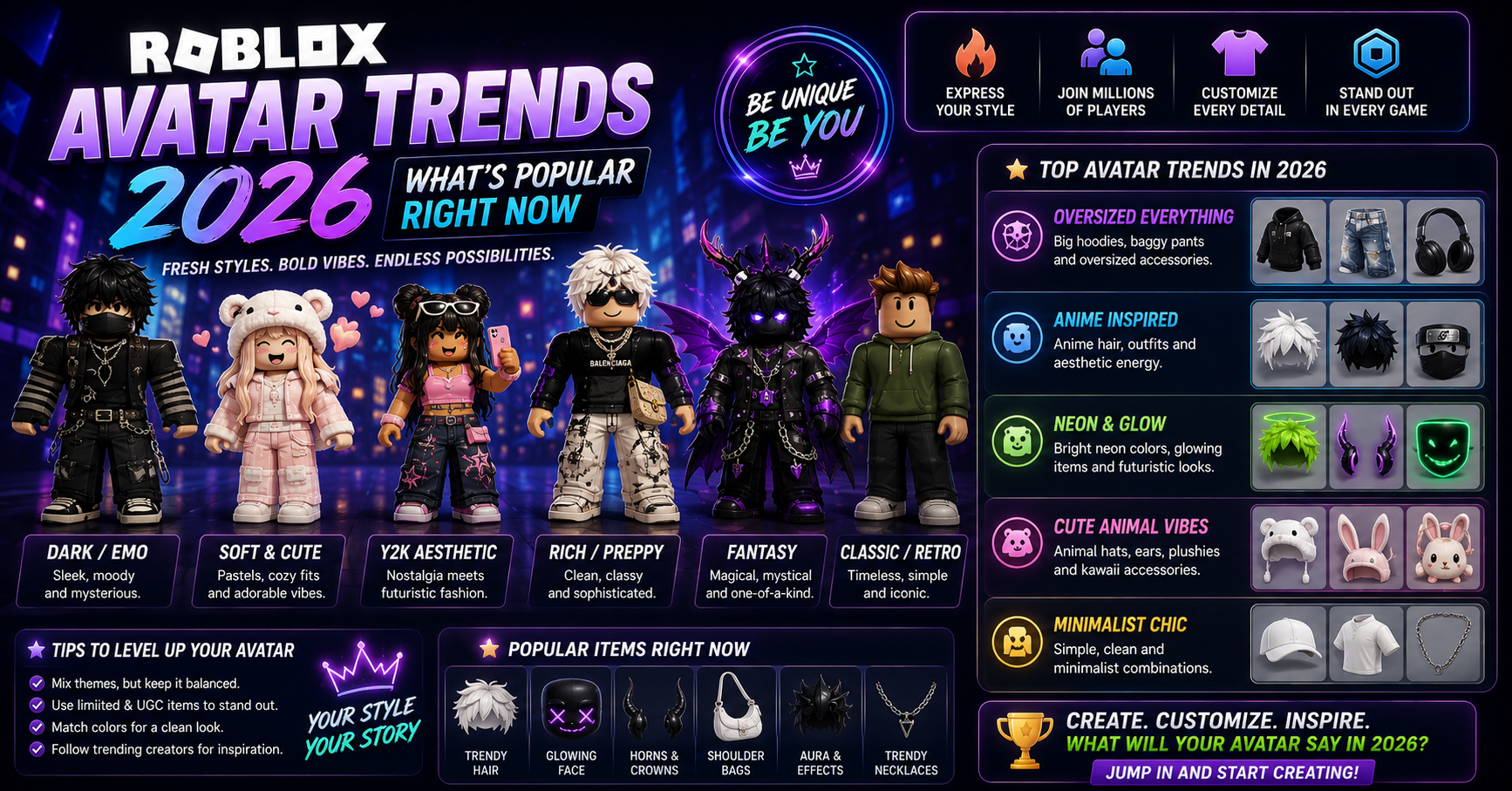 Roblox Avatar Trends 2026: What's Popular Right Now